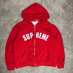 Supreme Thermal Lined Zip Up Hoodie